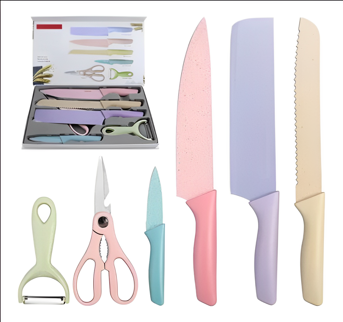 Rallador 9 en 1 + Set de 6 cuchillos profesionales
